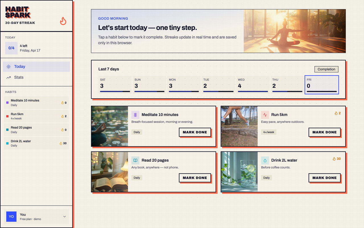 HabitSpark screenshot