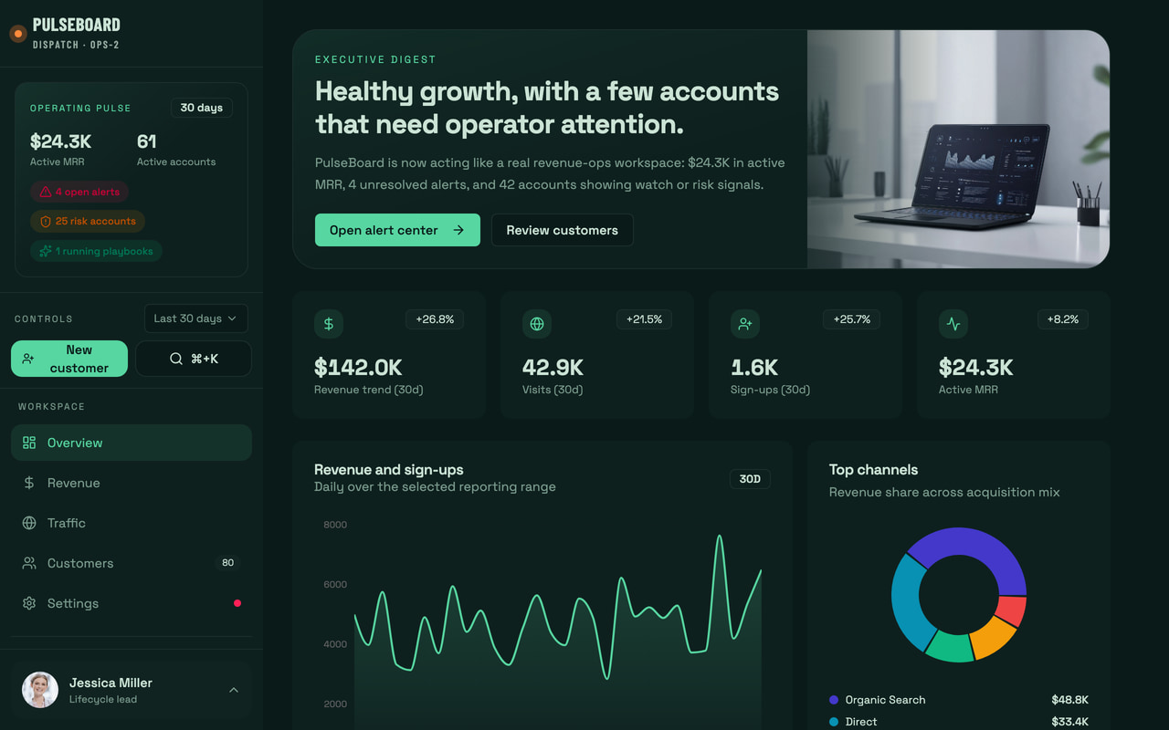 PulseBoard screenshot